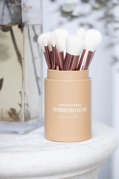 10 Piece Brush Set | FERNANDO X SILK OIL OF MOROCCO | $159